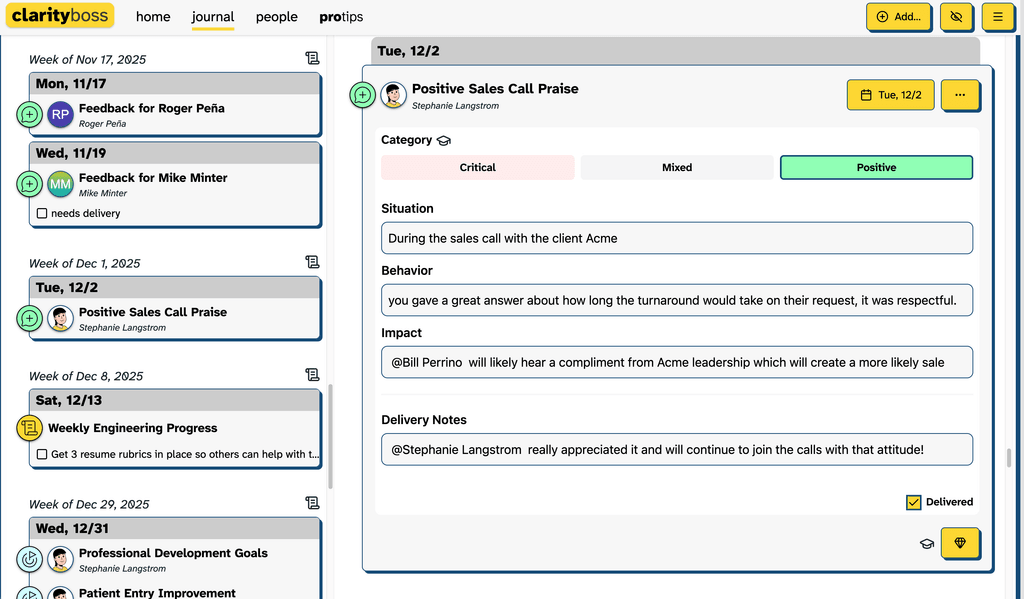 ClarityBoss Screenshot 1