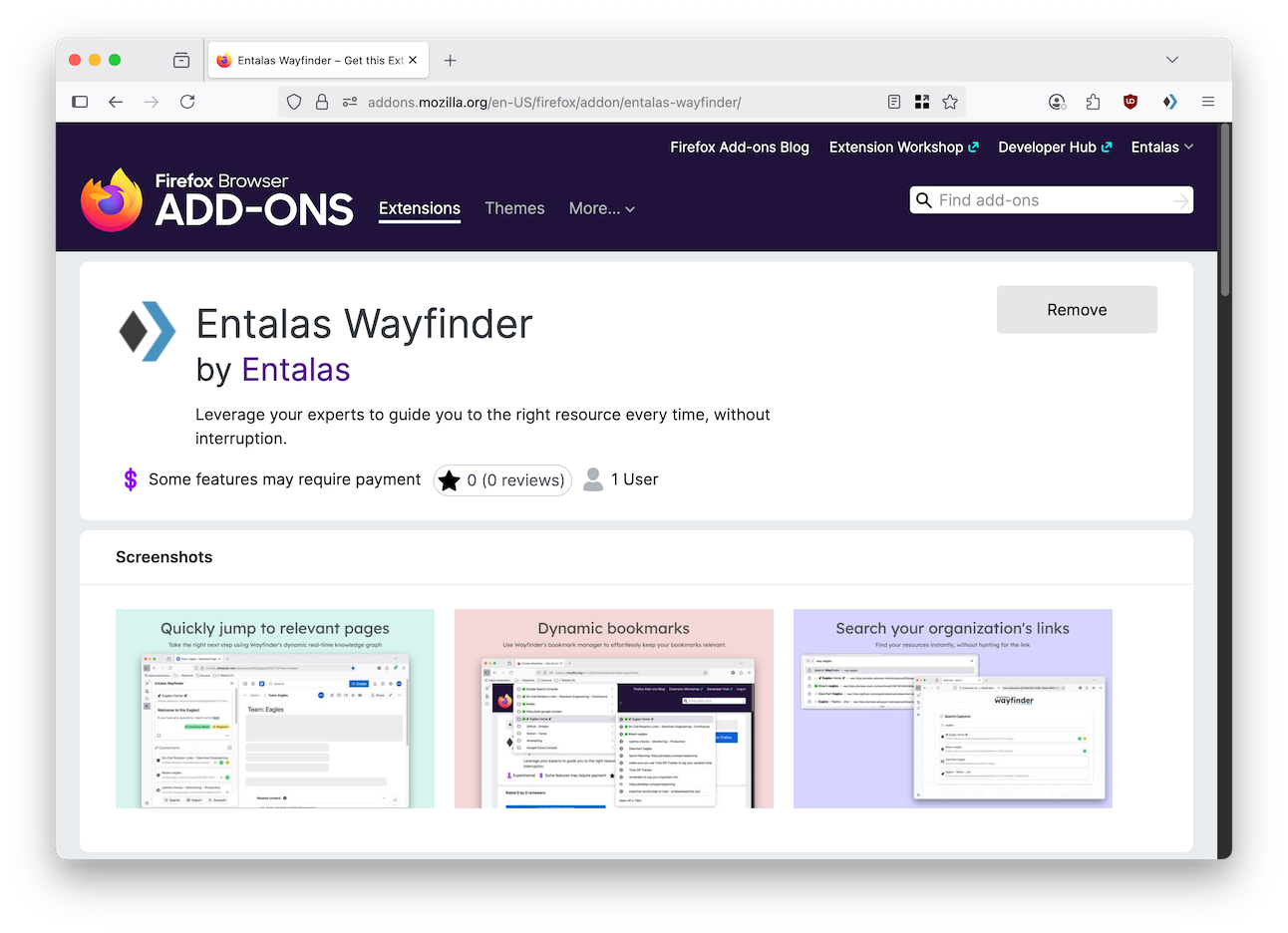Firefox Add-On Listing
